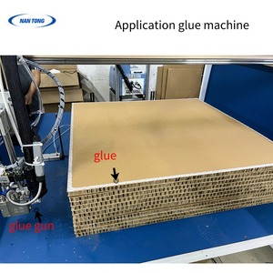 Tự động phẳng nóng chảy keo phun máy cho thùng carton hóa học bầu có các thành phần thiết yếu như vòng bi bánh răng - Product Image 2