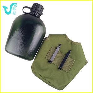 Échantillon gratuit nouvelle gamme cantine randonnée aluminium trois pièces ensemble isolation thermique tactique extérieur potable cantine bouteille d'eau - Product Image 3