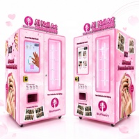 Imprimante automatique d'art d'ongles IA, distributeur automatique de vernis à ongles en libre-service avec impression HD, kiosque de beauté intelligent pour usage commercial