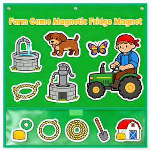Gioco della Fattoria per Bambini, Magneti Adesivi per Frigorifero, Giocattolo Educativo per Bambini dai 3 ai 6 Anni per lo Sviluppo della Prima Infanzia - Product Image 3