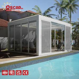 Abri de jardin extérieur <span class=keywords><strong>6x4</strong></span> avec structure à lames orientables pour terrasse et pergola – Idées d'installation de pergola - Product Image 1