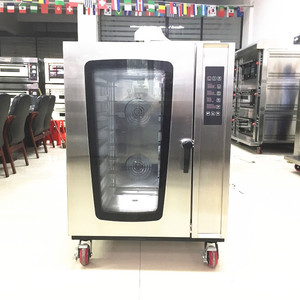 Horno de convección eléctrico comercial para uso en panadería, Convector automático de Horno para pastel, pastel, galleta, fruta, tuerca para hornear, crudo, nuevo - Product Image 4