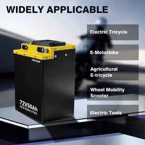 Baterai Cair Isi Ulang Berkinerja Tinggi untuk Becak Listrik Berkualitas Tinggi 72V 50Ah IP65 Garansi 3 Tahun Paket Baterai - Product Image 4