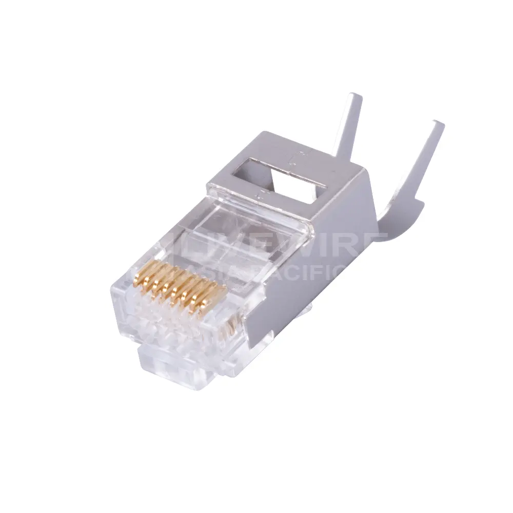 Nieuwe Ethernet CAT6a Modulaire Plug 8P8C Passeren RJ45 Connector