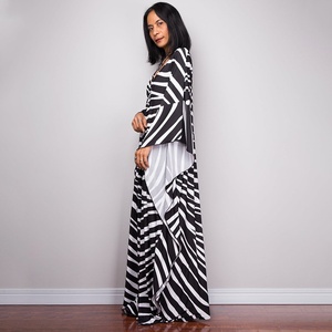 Vestido largo de <span class=keywords><strong>playa</strong></span> informal con botones <span class=keywords><strong>para</strong></span> mujer, talla grande, de poliéster, estilo fluido, <span class=keywords><strong>para</strong></span> vacaciones de verano. - Product Image 4