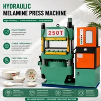 Mesin Cetak Peralatan Makan Melamin Otomatis 250T untuk Lini Produksi Piring, Mangkuk, Mahjong, Domino, dan Ubin - Solusi Turnkey Pabrik