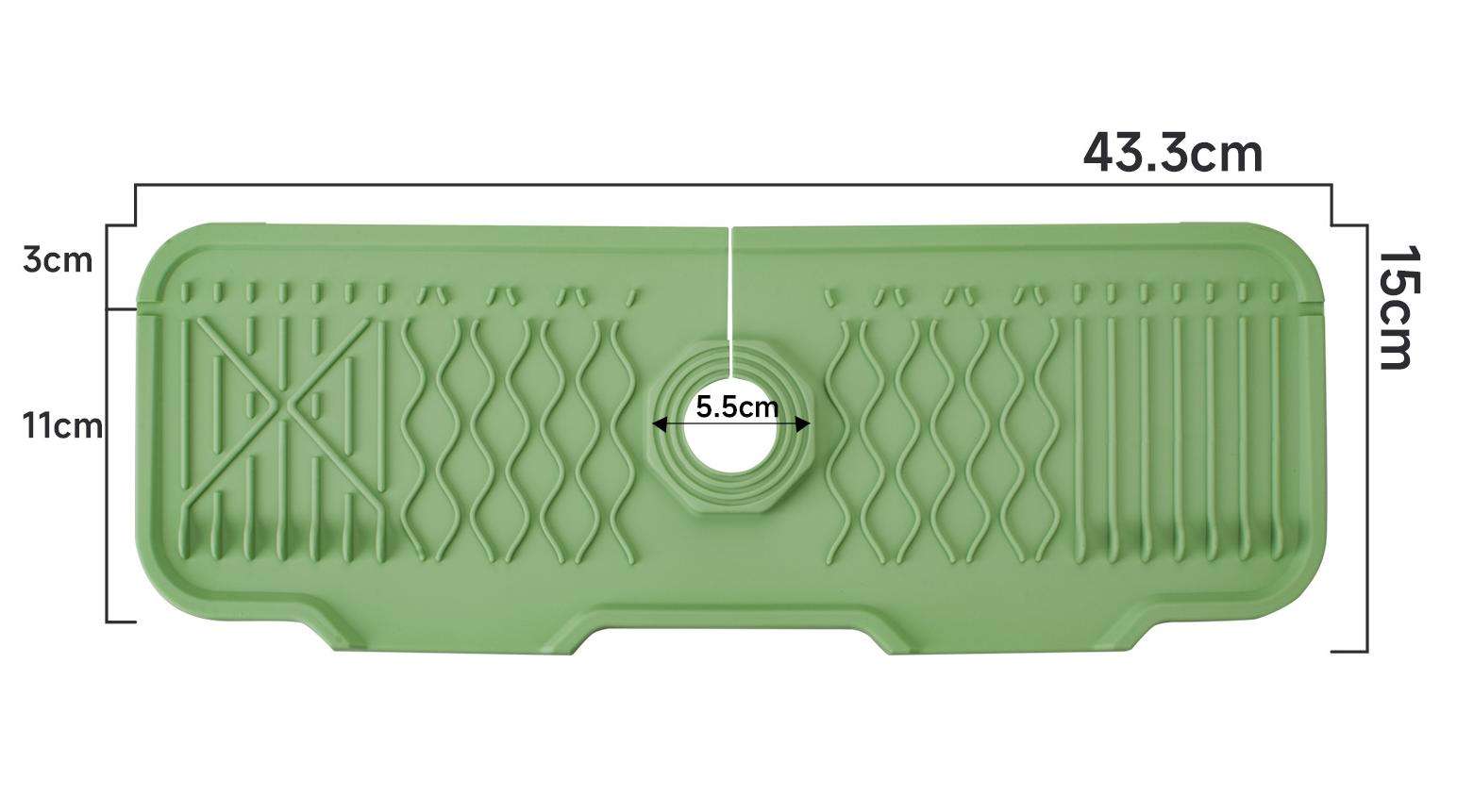 43.3 verde Matcha * 15 cm