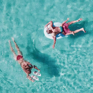 Hélice acuática de mano, Ayuda de natación compacta, patinete resistente al agua salada, diseño ergonómico, hélice deportiva subacuática Unisex - Product Image 5