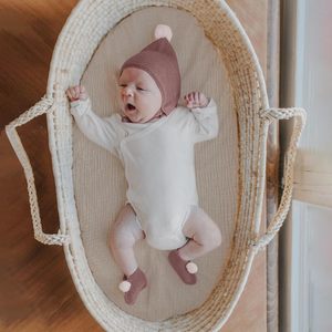 Juego de Sábanas para <span class=keywords><strong>Cuna</strong></span> de Bebé de 2 Piezas, Transpirables, de Hilo de Algodón Teñido, con Funda Extraíble y Lavable, Juego de Ropa de Cama para <span class=keywords><strong>Cuna</strong></span> - Product Image 3