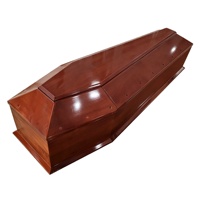 SDD TMALLWOOD Ataúd de Madera Hecho a Mano de Estilo Europeo, Biodegradable y Ecológico para Adultos, con Asas de Cruz Dorada, Personalizable para Entierro