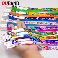 Bracelets en papier synthétique personnalisables, résistants à l'eau et aux déchirures, pour parcs aquatiques et parcs d'attractions