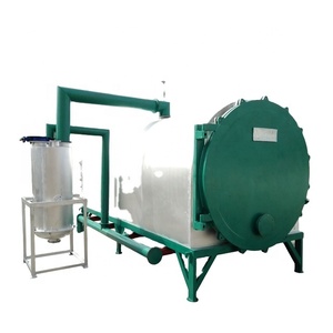 Máquina de fabricación de carbón carbonizado de troncos de madera de cáscara de coco de bambú de pirólisis de biochar respetuosa con el medio ambiente - Product Image 6