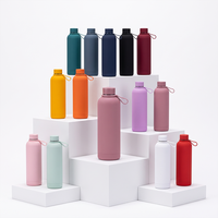 Bouteilles d'eau isothermes à double paroi sans BPA Beauchy, 500 ml, en acier inoxydable, écologiques