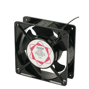 Ventiladores Extratores Elétricos Mini Axiais de 19'' para Armário de Rede, Resfriamento AC, Motor de 4.7 Polegadas 120*120*38 mm 220 V - Product Image 2