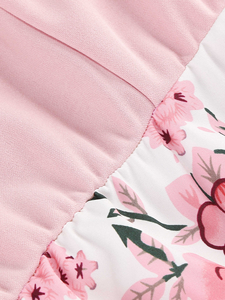 <span class=keywords><strong>Robe</strong></span> vintage style Hepburn à imprimé floral avec col carré, manches bouffantes, taille cintrée, jupe midi élégante pour femmes, idéale pour les mariages d'été - Product Image 5