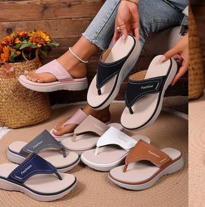 Pantuflas <span class=keywords><strong>de</strong></span> Suela Gruesa Talla 43 para <span class=keywords><strong>Mujer</strong></span>, Verano 2026, Nuevas <span class=keywords><strong>Chanclas</strong></span> <span class=keywords><strong>Deportivas</strong></span> Cómodas para Uso en Exteriores - Product Image 1
