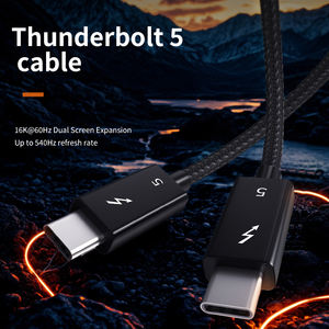 0.5M 1M 2M PD 240W Thunder-bolt 5 câble 120Gbps synchronisation de données charge rapide 16K 60Hz <span class=keywords><strong>USB5</strong></span> Type C cordon pour MacBook iPad Docking SSD - Product Image 5