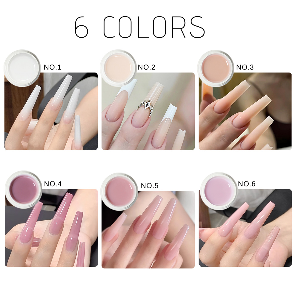 hot selling 6 colors not hot builder gel
