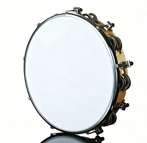 Tambourin en bois à une rangée de 8 pouces pour la pratique et l'entraînement musical des enfants - Instrument de percussion Orff en gros - Product Image 2