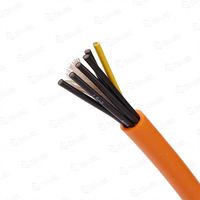 Cable impermeable para cámara subacuática, Cable Rov, naranja, 3x2.5mm2