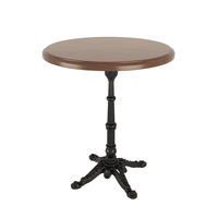 Ensemble table et chaises de salle à manger en bois massif de style américain, vintage, personnalisable, écologique, durable, 2 places, pour restaurants