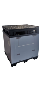 New chất lượng tốt nhất có thể gập lại tay áo ráp dễ dàng hậu cần lưu trữ <span class=keywords><strong>Pallet</strong></span> Nhựa hộp <span class=keywords><strong>container</strong></span> lớn - Product Image 3