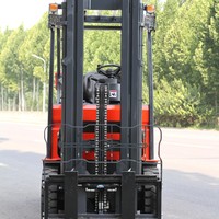 Chariot élévateur électrique de 2,5 tonnes avec batterie au lithium LiFePO4, charge rapide, pour entrepôt intérieur/extérieur, manutention de matériaux