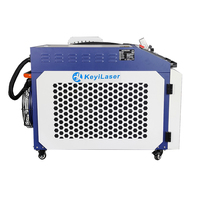Machine de nettoyage au laser à fibre continue portative KEYILASER 1000W 2000W, machine de nettoyage au laser pour enlever la peinture et la rouille, prix