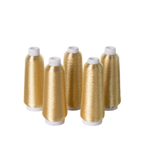Fil Métallique SHREE VIDHATA JARI H11 pour Fil Zari Polyester/Nylon 110D Couleur Or Utilisation à Haute Vitesse sur Machine - Product Image 3