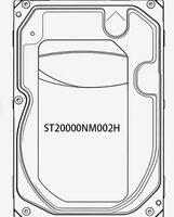 ST16000NM002H 16TB SATA HDD Originale Nuovo Disco Rigido Enterprise da 16TB 256MB 7200RPM 3.5"