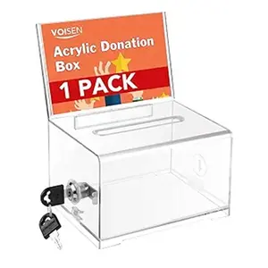 Высококачественные многоцелевые индивидуальные дешевые коробки для пожертвований и коробки для пожертвований для поделок