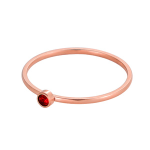 Ensemble de bagues de fiançailles et de mariage pour femmes, tendance, certifiées par une tierce partie, en acier inoxydable plaqué or, design géométrique, micro-incrustation 18K - Product Image 6