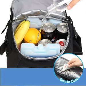 Large Capacity <b>Lunch</b> <b>Box</b> Tote Bag Insulation Waterproof Easy Cleaning <b>Lunch</b> Bag Party Picnic Bag - Product Image 6