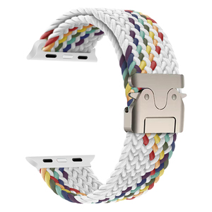 <span class=keywords><strong>Bracelet</strong></span> de montre sport en nylon léger et doux pour la peau, de qualité supérieure, pour <span class=keywords><strong>Apple</strong></span> <span class=keywords><strong>Watch</strong></span> 49 mm, 46 mm, 45 mm, 44 mm, 41 mm, 40 mm - Product Image 5