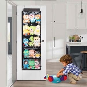 Sacs de rangement carrés personnalisés, pliables, en PVC, pour jouets d'enfants, organisateurs suspendus pour le salon - Product Image 2