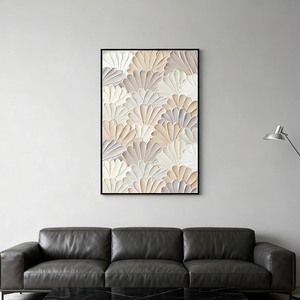 100% vẽ tay trừu tượng đầy màu sắc hoa kích thước lớn đóng khung 3D nghệ thuật kết cấu phòng ngủ khách sạn sơn trang trí - Product Image 3