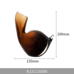 Arte de cristal de Murano con forma de pato, decoración del hogar, artículos de decoración de habitación para niños - Product Image 3