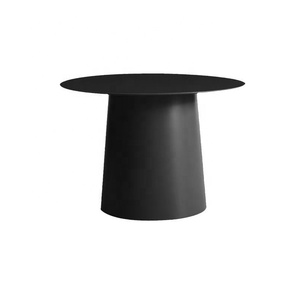 Scandinavo Design minimalista rotondo in metallo bianco tavolino da salotto moderno di <span class=keywords><strong>piccole</strong></span> <span class=keywords><strong>dimensioni</strong></span> per uso laterale del divano - Product Image 3