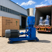 Ganado pescado conejo pollito cabra aves de corral Animal Farm peletizador Fabricación de procesamiento máquina de pellets de alimentación sin motor con precio bajo