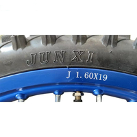 مجموعة إطارات وجنوط جديدة طراز JLF KB 70/100-19 70/100-17 مقاس 1.60×19 و1.60×17 من سبائك الألومنيوم للدراجات النارية الوعرة