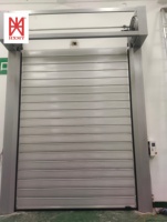 Porte extérieure 36x80, porte à enroulement en alliage d'aluminium moderne de haute qualité pour entrepôt, atelier, robuste, antivol