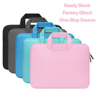 Sac pour ordinateur portable moderne et portable en néoprène, doublure en polyester, fermeture éclair, logo personnalisé, housse de protection pour ordinateur imperméable, design tendance