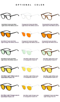 Lunettes de jeu TR90 anti-lumière bleue, verres jaunes/orange pour PC, protection UV, anti-reflets, pour ordinateur, conduite et activités de plein air