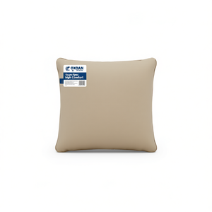Coussin de chaise d'extérieur Oxoan beige 26 x 26 pouces carré en tissu Oxford, mousse et fibres, oreillers haute confort - Product Image 1