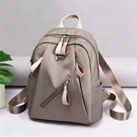 Sac à dos unisexe décontracté pour ordinateur portable avec fermeture éclair, doublure en polyester, idéal pour l'université, l'école, les voyages – Tendance et Pratique