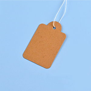 Chất lượng cao viết tay giấy Kraft trang sức giá Tag cho in Rửa Treo Thẻ quà tặng bao bì hangtag - Product Image 4