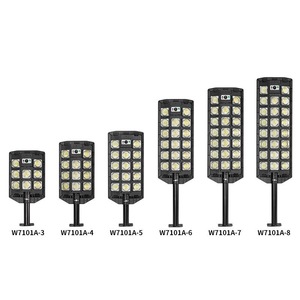 Farola Solar LED W7100B Modelo 3 8 para Iluminación de Patio Exterior - Product Image 3