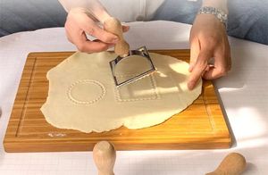 Molde para Galletas de Aleación de Zinc T1258, Molde para Empanadas, Cortador de Pasteles, Herramienta de Cocina para Repostería, Molde para Galletas para Panaderías - Product Image 5