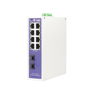 Switch industriel DIN-rail 8 ports géré par E-MAP + 2 ports optiques SFP 10/100/1000M pour caméras IP de vidéosurveillance - Product Image 4
