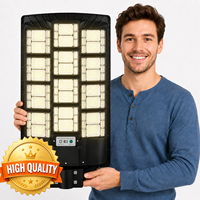 Lampadaire Solaire Tout-en-un ODM OEM 5000W 8000W à Détection Radar, Étanche IP67 pour Extérieur, Parking et Jardin
